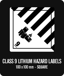 General Packaging Labels / Stickers - Class 9 Lithium Hazard Labels