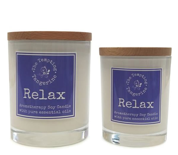 Candle Labels - The Tempting Tangerine